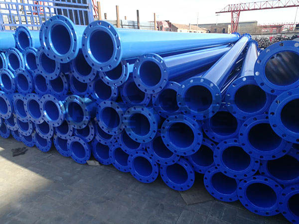 法蘭連接內(nèi)外(wài)塗塑鋼管