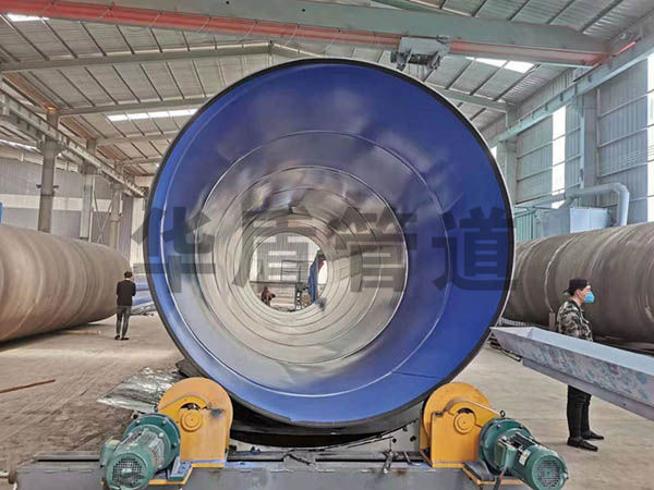 內(nèi)外(wài)塗塑螺旋鋼管