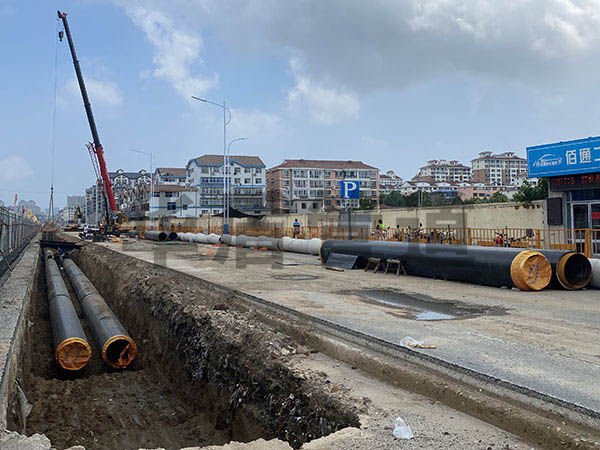 煙(yān)台某供熱(rè)公司與我公司簽署熱(rè)力保溫鋼管供應合同2