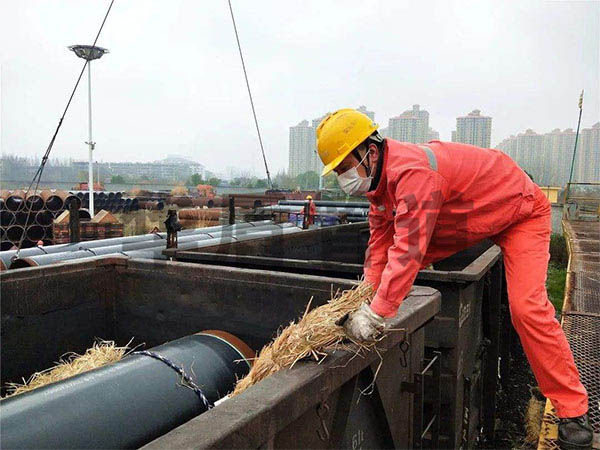 鄭州某工(gōng)程建設有(yǒu)限公司與我公司簽署外(wài)3PE內(nèi)環氧粉末防腐鋼管供應合同